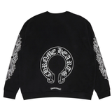 Chrome Hearts Horseshoe Logo Crewneck Black