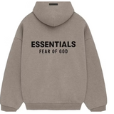 FOG Essentials Fleece FW24 Front/Back Hoodie Heather Grey