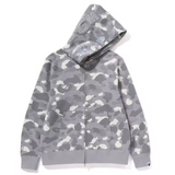 Bape City Camo Shark Full Zip Gray