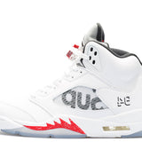 Air Jordan 5 x Supreme "White"