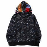 Bape Space Camo Shark WGM Zip Up Hoodie