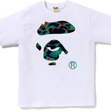 Bape Thermography Ape Face Tee White