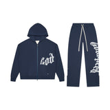 Godspeed OG Logo Sweatsuit V2 Navy/Silver