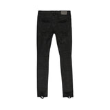 Purple Brand Black Oil Spill Skinny Jeans