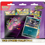 Pokemon Ascended Heroes Gastly Tech Sticker Collection