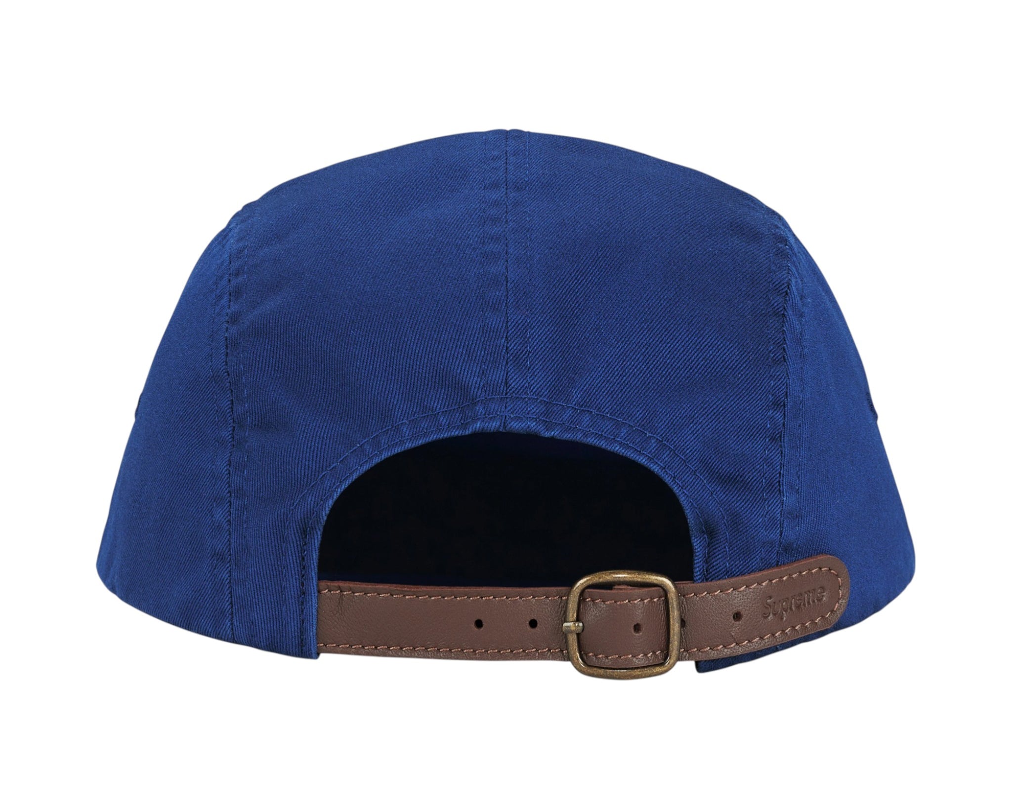 Supreme SS26 Washed Chino Twill Camp Cap Royal Blue