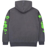 Sp5der Worldwide Beluga Slate Grey Hoodie