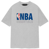 FOG Essentials NBA FW24 Jersey Crewneck Tee Light Heather