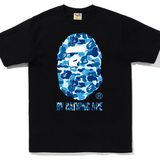 Bape ABC Blue Camo By Bathing Ape Black Tee