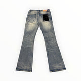 Purple Brand Blowout Dirty Wash Indigo Jeans