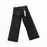 Purple Brand Carpenter Rhinestone Jeans Black
