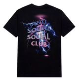 Anti Social Social Club Bolt From The Blue Black Tee