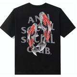 Anti Social Social Club Koi Garden 3M Reflective Black Tee