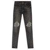 Purple Brand Grey Dirty Resin Blowout Skinny Jeans