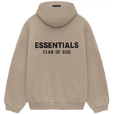 FOG Essentials Fleece FW24 Front/Back Hoodie Desert Sand