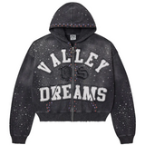 Vale Forever Classico Zip Up Hoodie Black