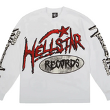 Hellstar Records Long Sleeve White Tee