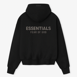 FOG Essentials FW25 Classic Fleece Hoodie Jet Black
