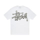 Stussy Bones Stock Tee White