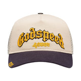 Godspeed Forever Trucker Hat Bone/Yellow/Navy