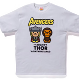 Bape Marvel Comics Thor Tee White