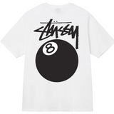 Stussy 8 Ball Pigment Dyed T-Shirt White