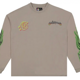 Godspeed Biker Nation T-Shirt "Stone Grey"