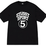 Stussy 5 Sport Tee Black