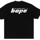 Bape Shark Seijin Ape Head Relaxed Fit Tee Black