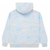 Sp5der Worldwide AOP Blue Heather Grey Hoodie