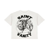 Saint Vanity Black Griffin T-Shirt White