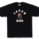 Bape Japan College City Black Tee