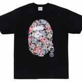 Bape x Tamagotchi Ape Head Black Tee