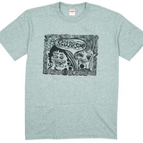 Supreme FW18 Faces Tee Heather Grey