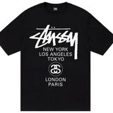 Stussy No Back Tour Tee Black