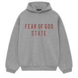 FOG Essentials Fleece FW24 Slate Hoodie Dark Heather