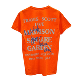 Travis Scott Madison Square Garden Tour Tee Orange