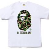 Bape ABC Full Green Camo By Bathing Ape Tee White