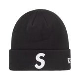 Supreme New Era S Logo Beanie (FW24) Black