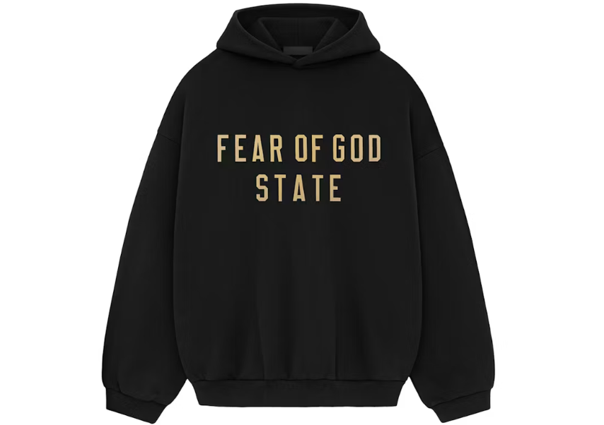 FOG Essentials Fleece FW24 Front/Back Hoodie Black