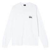 Stussy Basic Long Sleeve White T-Shirt