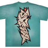 Hellstar Crack Print T-Shirt "Green"