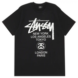Stussy World Tour Tee Black