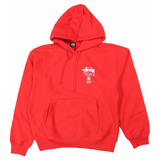 Stussy World Tour Red Hoodie