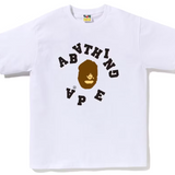 Bape Broken College Tee White