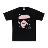 Bape Ape Face Sakura Tee Black