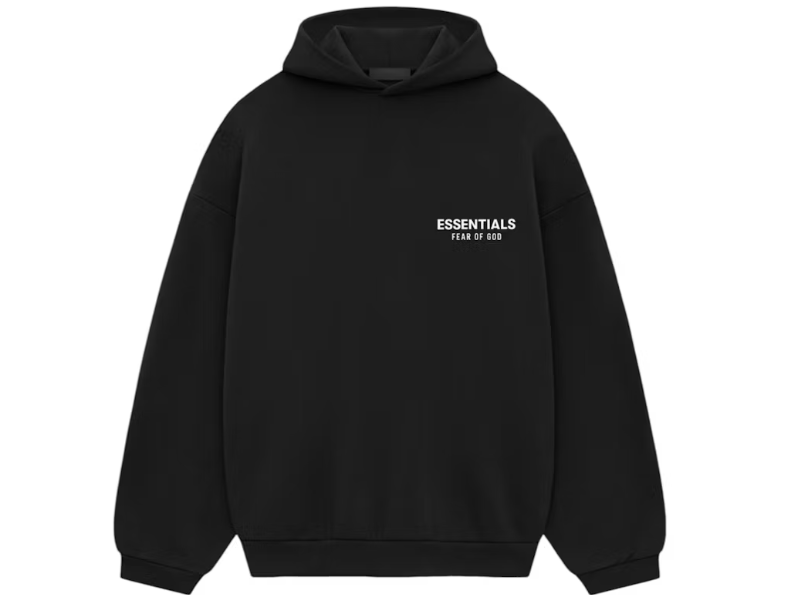 FOG Essentials Fleece FW24 Front/Back Hoodie Black
