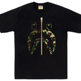 Bape 1st Camo Separate Shark Tee Black