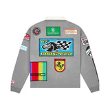 Godspeed GRC Quarter Zip Polo Grey