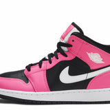 Air Jordan 1 Mid "Black Pink" GS